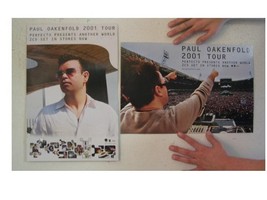 Paul Oakenfold Poster Another World 2001 Tour Two Sided - $13.49