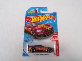 Van / Sports Car / Hot Wheels Custom 18 Ford Mustang Gt Red Edtion 222/250 #H4 - £8.68 GBP