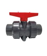 UPVC True Union Ball Valve Full Port 1 1/4 inch Socket EPDM O-Rings Reve... - $26.81 CAD