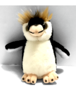 Wild Republic Penguin Plush 7.5&quot; Stuffed Animal Toy Black White And Yell... - £9.15 GBP