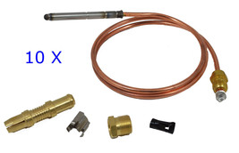 10 pieces  HEAVY DUTY THERMOCOUPLE 24&quot;  DEAN KEATING PITCO SOUTHBEND - $37.36