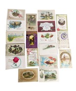 Lot 18 Antique Early 1900s HAPPY BIRTHDAY Greeting Card Postcards Landsc... - £22.41 GBP