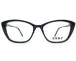 DKNY Eyeglasses Frames DK5002 001 Black Square Cat Eye Full Rim 51-16-135 - $46.54