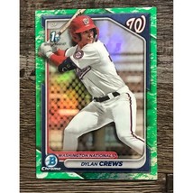 2024 Bowman Chrome Dylan Crews Prospects Lunar Glow Refractor #23 - $41.88