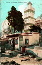 Vtg Cartolina 1910 Algeri Algeria Alger Moschea Abderrhaman - £11.97 GBP