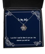 Wife for Wife, I Wish That I Could be There to give You a Hug Whenever Y... - £38.51 GBP