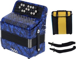 Professional 22 Key Piano Accordion With 8 Basses And Storage Bag For No... - £391.42 GBP