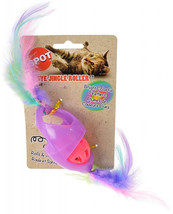 Spot Tie Dye Jingle Roller Cat Toy Assorted Colors 1 count Spot Tie Dye Jingle R - £10.47 GBP