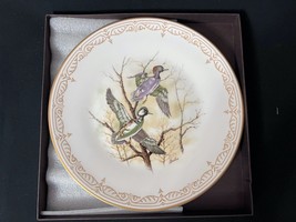 Edward Marshall Boehm Bone China Bird Plate Hooded Mergansers NIB - £11.98 GBP