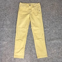 American Eagle Mens Pants 30x30 Tan Chino Straight Solid Casual Pocket Tag 30x32 - $24.98