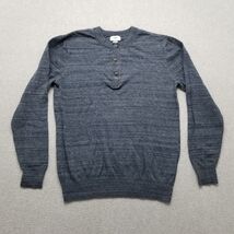 Old Navy Sweater Mens Medium Blue Gray Long Sleeve Pullover Nutton Casual - $341.38 MXN