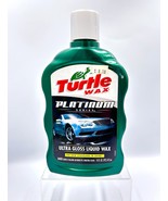 NOS 2004 Turtle Wax Platinum Series Ultra Gloss Liquid Wax Old Formula 16oz - $37.62
