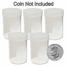 Round Large Dollar Coin Tubes 38mm by BCW 5 pack - £7.18 GBP