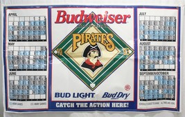 ORIGINAL Vintage 1993 Pittsburgh Pirates Budweiser Beer 36x60 Bar Banner... - $98.99