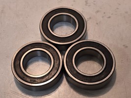 3 Quantity of BH Ball Bearings 6005-RS | 47 mm OD 25 mm Bore 12 mm Thick... - $29.99