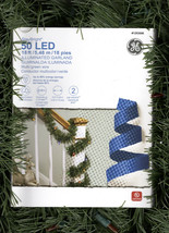 Ge 1293696 Staybright 50 Led Illuminated Garland Multi Color 18&#39; - New! - $24.98