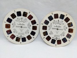 (2) Disney&#39;s Aladdin View-Master Reels 012-471 And 012-473 - $231.00 MXN