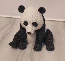 Terra By Battat Giant Panda Bear Seated 3&quot; Animal Figure - £7.90 GBP