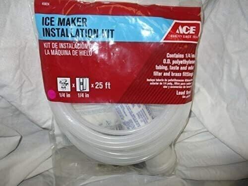 Primary image for Ice Maker Installation Kit with Polyethylene Tubing Filter and Shut Off Valve