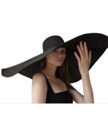 Elegant Summer Foldable Oversized Sun Straw Hat For Ladies 70cm-28ins Di... - $33.99