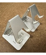 2x Heavy Duty Adjustable Folding Cell Smart Phone Stand Holder Silver De... - £10.21 GBP