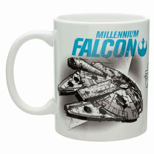 Star Wars The Force Awakens Millennium Falcon and Tie Fighter 11.5 Oz Mu... - $4.97
