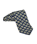 Souleiado Mens Tie Necktie 100% Silk Floral Hand Made in France Blue 58 in - $44.99