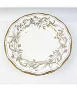 Vtg Tiffany &amp; Co. Celebration Rimmed Soup Bowl Floral Ribbon Gold Japan ... - $149.99