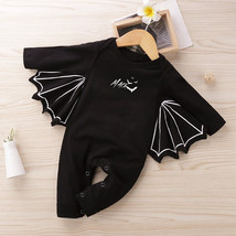 Personalized newborn Halloween costume bat wings, 1st newborn outfit petite jump - £23.73 GBP