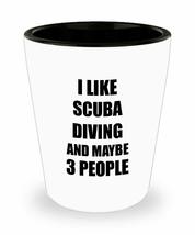 Scuba Diving Shot Glass Lover I Like Funny Gift Idea For Hobby Addict Liquor Lov - £10.26 GBP