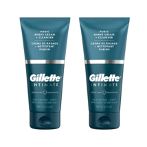 Gillette Male Intimate 2-in-1 Pubic Shave Cream and Cleanser 6 OZ Pack of 2 - £12.31 GBP