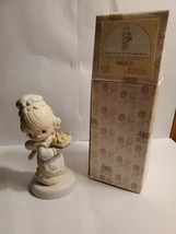 Precious Moments &quot;There Is Joy in Serving Jesus&quot; E-7157 1981 Figurine w/Box - $7.99