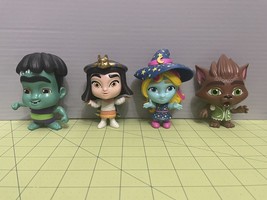 Netflix SUPER MONSTERS 4&quot; Figures Lot of 4 Frankie Mash Lobo Howler Katya Cleo - $19.79