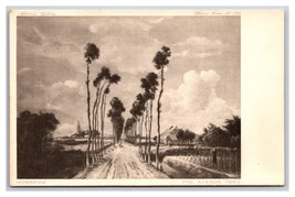 The Avenue at Middelharnis Painting by Meindert Hobbema UNP DB Postcard W21 - $3.36