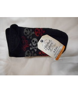 Boys Faded Glory No Show Socks 6 Pair Size Small 6-9.5 Skulls NEW - $149.01 MXN