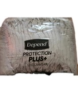 Twenty (25) ~ DEPENDS Protection Plus ~ Ultimate Absorbency ~ Men&#39;s LARG... - $712.07 MXN