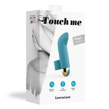 Love to Love Touch Me Rechargeable Silicone Finger Vibrator Blue - £28.27 GBP