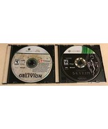 Elder Scrolls IV &amp; V Oblivion Skyrim 4 5 Microsoft Xbox 360 2008 Game Bu... - £7.86 GBP