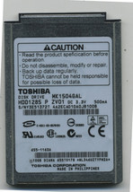 Toshiba 10 Go, Interne, 4200 RPM, 1.8 &quot; HDD1285 Rigide Lecteur, Ipod MK1504GAL - £28.48 GBP