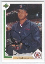 John Dopson Auto - Signed Autograph 1991 Upper Deck #88 - MLB Boston Red Sox - £2.33 GBP