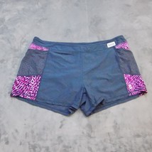 Free Country Shorts Womens XXL 18 Blue Lined Running Athletic Lightweigh... - $18.69