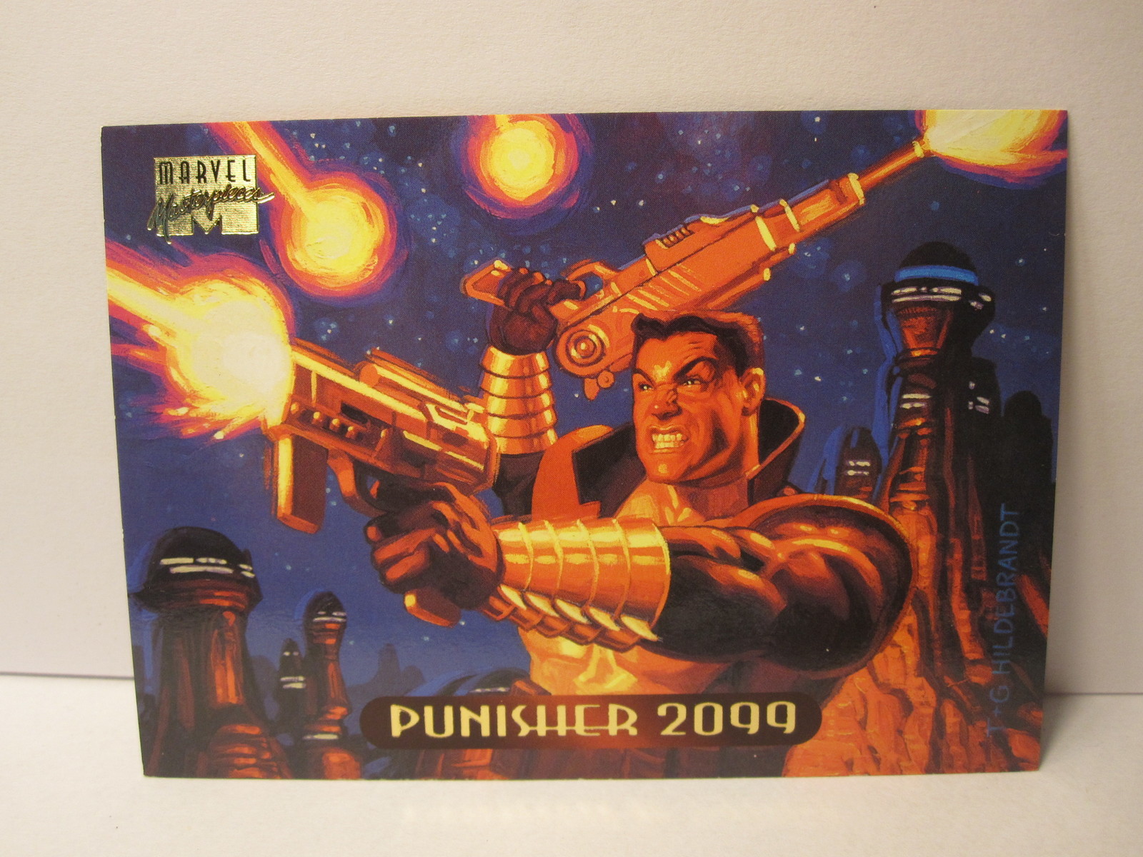Primary image for 1994 Marvel Masterpieces Hildebrandt ed. card #95: Punisher 2099