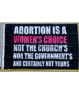 Pro Women Pro Choice Flag Abortion Is A Women&#39;s Right USA Sign 3x5&#39; - €15,35 EUR