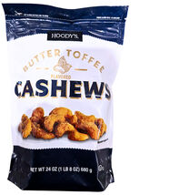 Hoody's Butter Toffee Cashews 24 Ounce Bag - $22.37