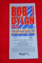 Vintage BOB DYLAN 1994 World Gone Wrong Concert Tour COLOGNE GERMANY Tic... - £19.45 GBP