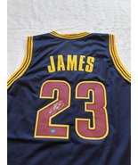 Lebron James Signed Cleveland Cavaliers Basketball Jersey COA - $499.00