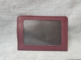 Brown Leather ID/Credit Card Holder, 3 Pocket, License Window - $183.84 MXN