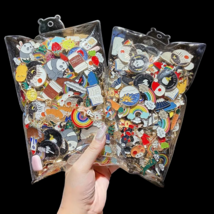 10-50Pcs Diverse Fashion Pins for Cartoon Clothes and Bags Random Metal  - £5.50 GBP+