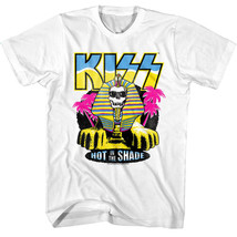 Kiss Neon Hot in The Shade Men&#39;s T Shirt Sphinx Sunglasses Studio Album Cover - £19.13 GBP+