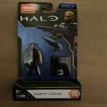 Mega Construx Halo Universe Heroes Series 15 Agent Locke Mini Figure UNSC New - £9.74 GBP